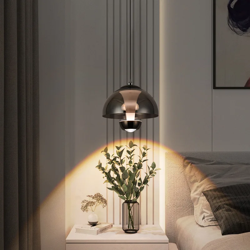 Full Spectrum Adjustable Flower Bud Bedside Pendant Light Restaurant Bar Counter Eye Protection Touch Switch Led Chandelier Lamp