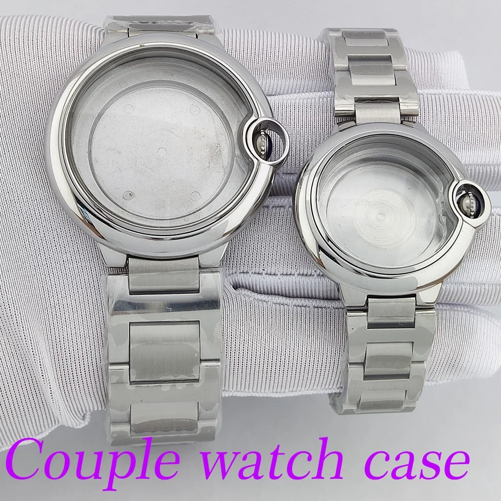 New 43mm watch Balloon Series Case Men/Ladies Stainless Steel 316L Case For Watch Dial Strap Fits Miyota8215 DG2813 ST6 Movement