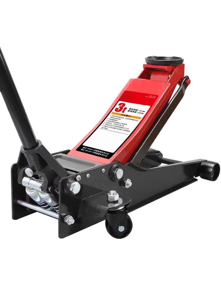 

3 Ton Hydraulic Trolley Jack for Car Low Profile Steel Hydraulic Large Size Tray Floor Jack with Dual Pump for Car