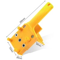 Handheld Woodworking Dowel Drill Guide Drill Bit 6/8/10mm Pocket Hole Jig Set For Carpentry Straight Hole Hole Saw Tool