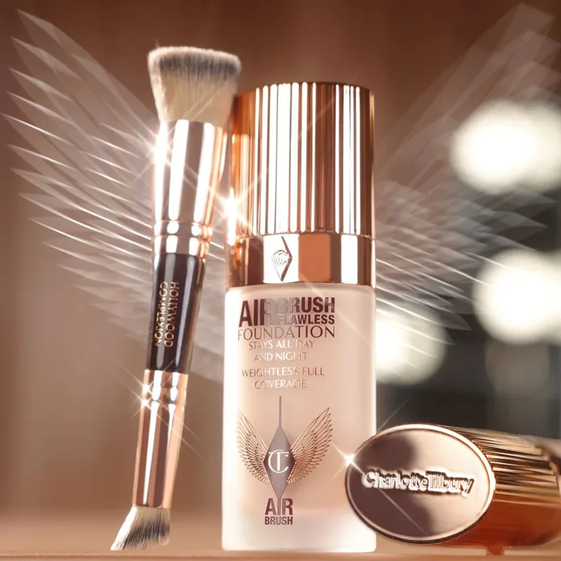 

Luxury CT New Super Grinding Bottle Liquid Foundation Lightweight Watery Texture Lasting Makeup Concealer Oil Control Cosmetics