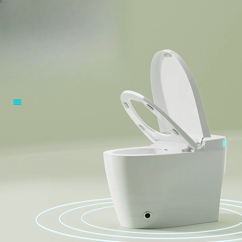 

Intelligent automatic toilet, remote control foam shield, splash-proof flushing, intelligent toilet ceramic sinking water tank,