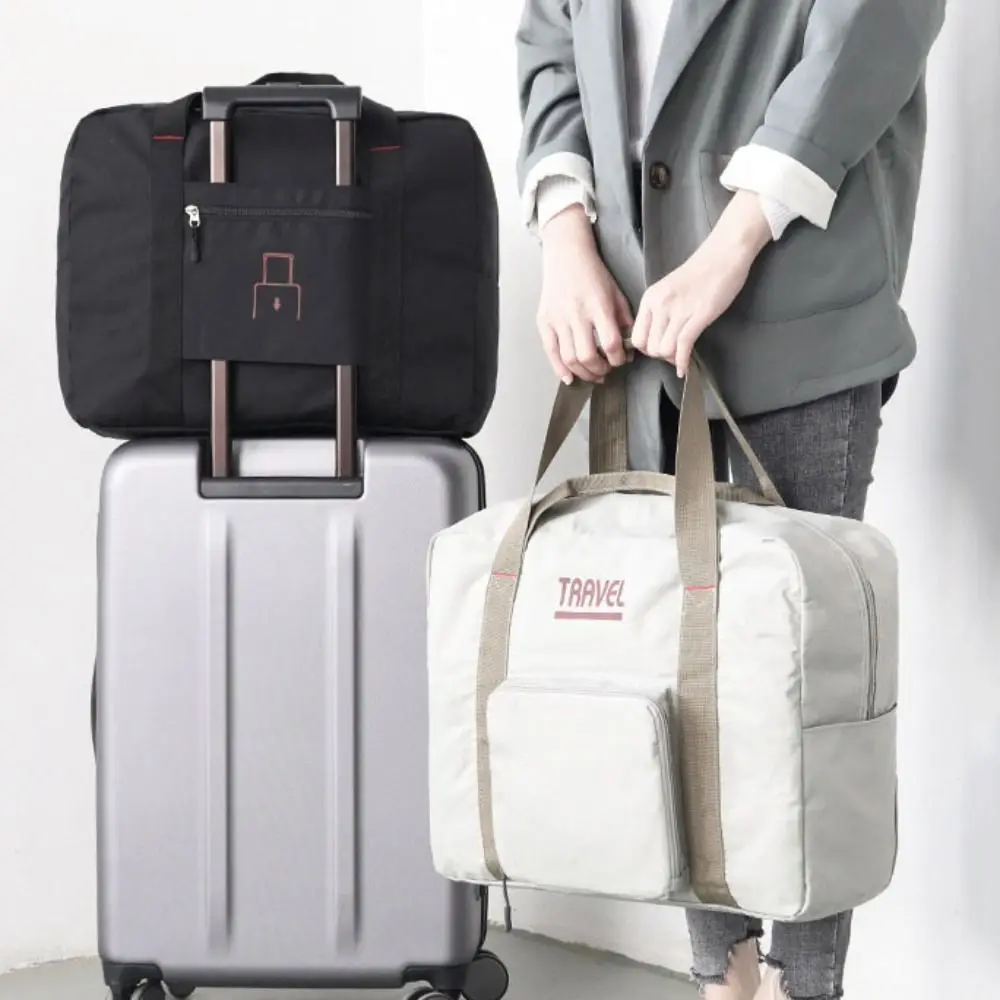 

Oxford Cloth Clothing Organizing Bag Foldable Large Capacity Travel Duffel Bag Handbags Waterproof Travel Luggage Bag Unisex