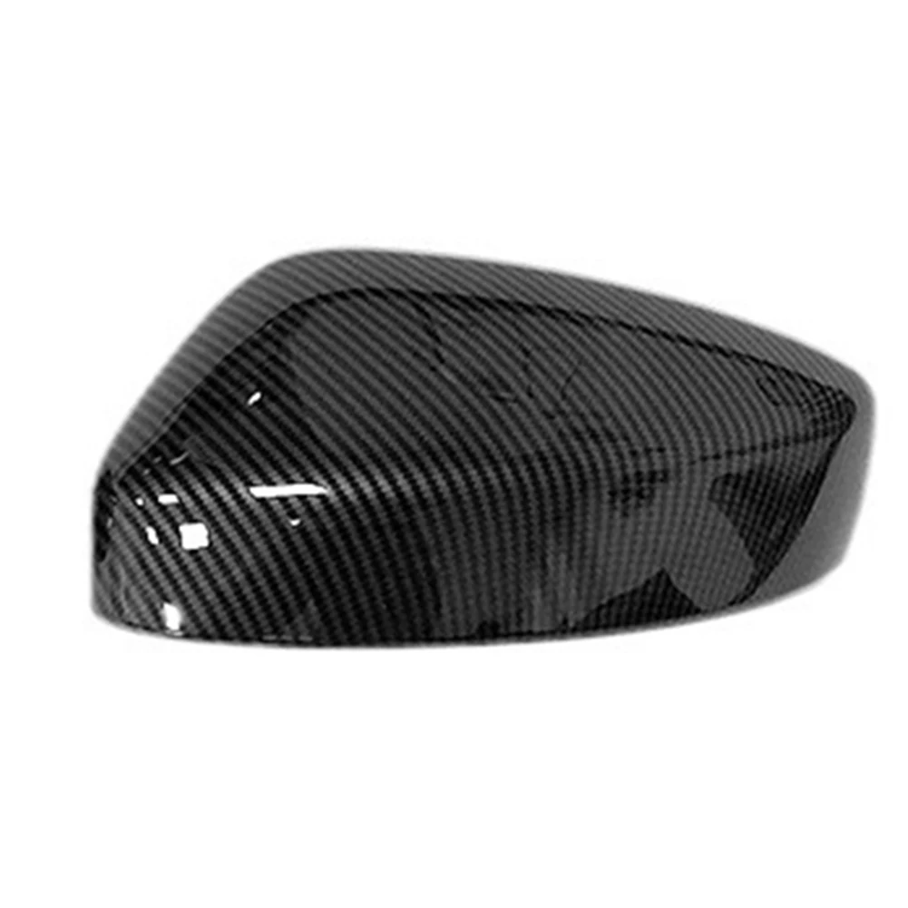 Sleek Carbon Fiber Styled External Mirrors Cap Set For Vehicle Models From Two Thousand Sixteen To Two Thousand Twenty Four