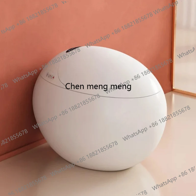 Egg-shaped smart toilet integrated fully automatic, instant type, no water pressure limit egg-shaped smart toilet