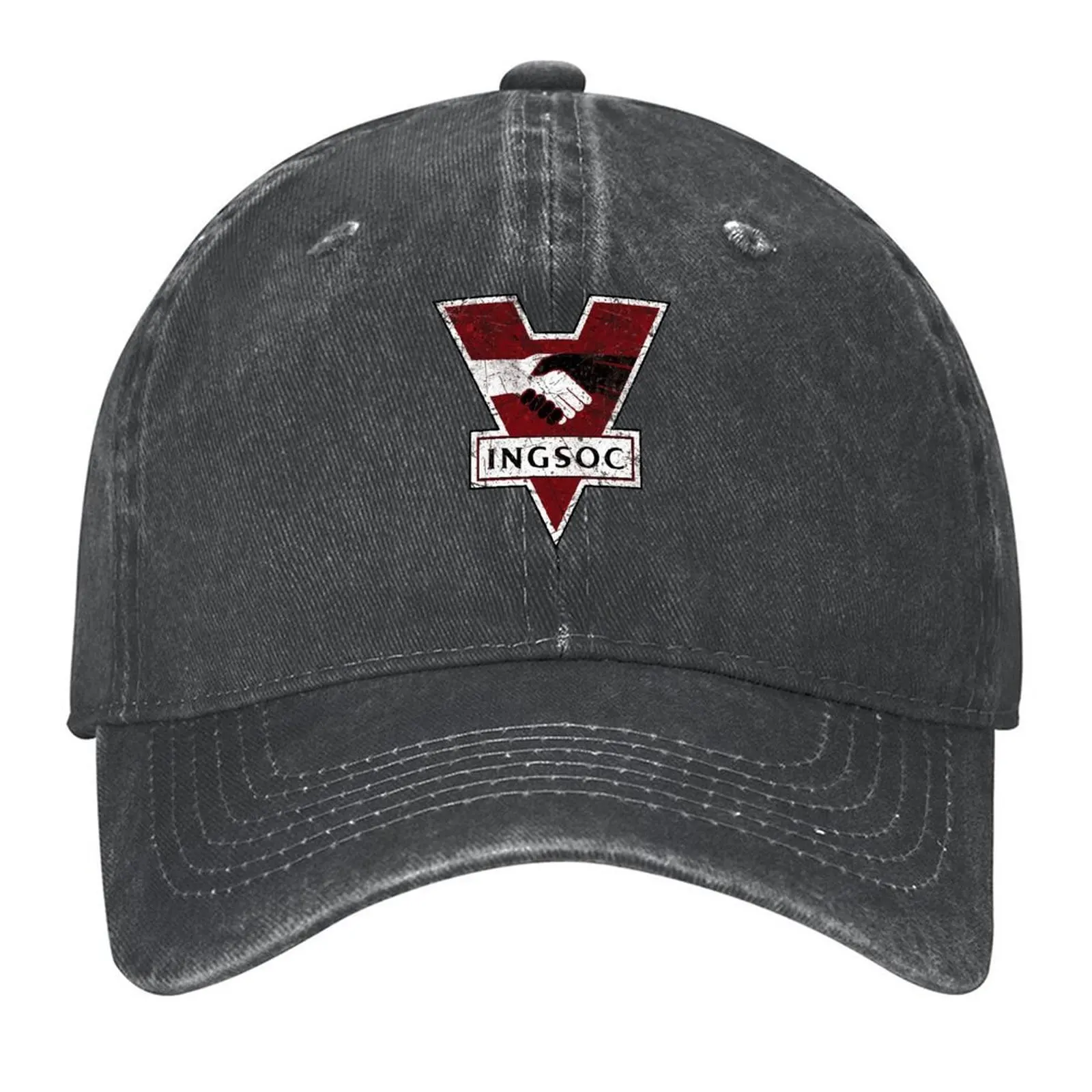 

INGSOC 1984 George Orwell Mass Surveillance Baseball Cap Cosplay Gentleman Hat New In Hat Sun Cap For Men Women's