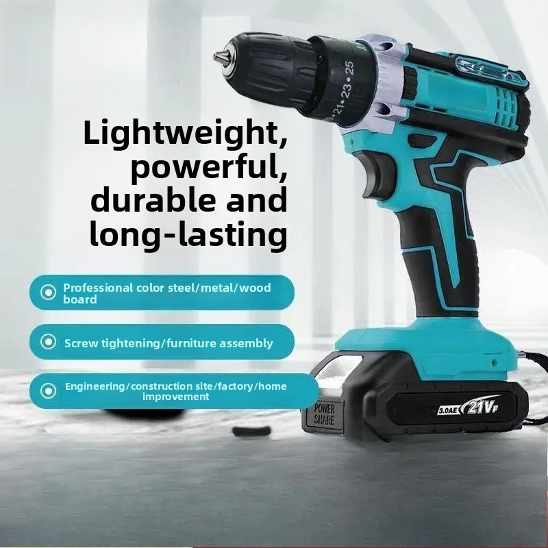 Cordless Drill Meter, Brushless Lithium‑Ion Impact Driver, Lightweight Portable Electric Screwdriver for Home Use
