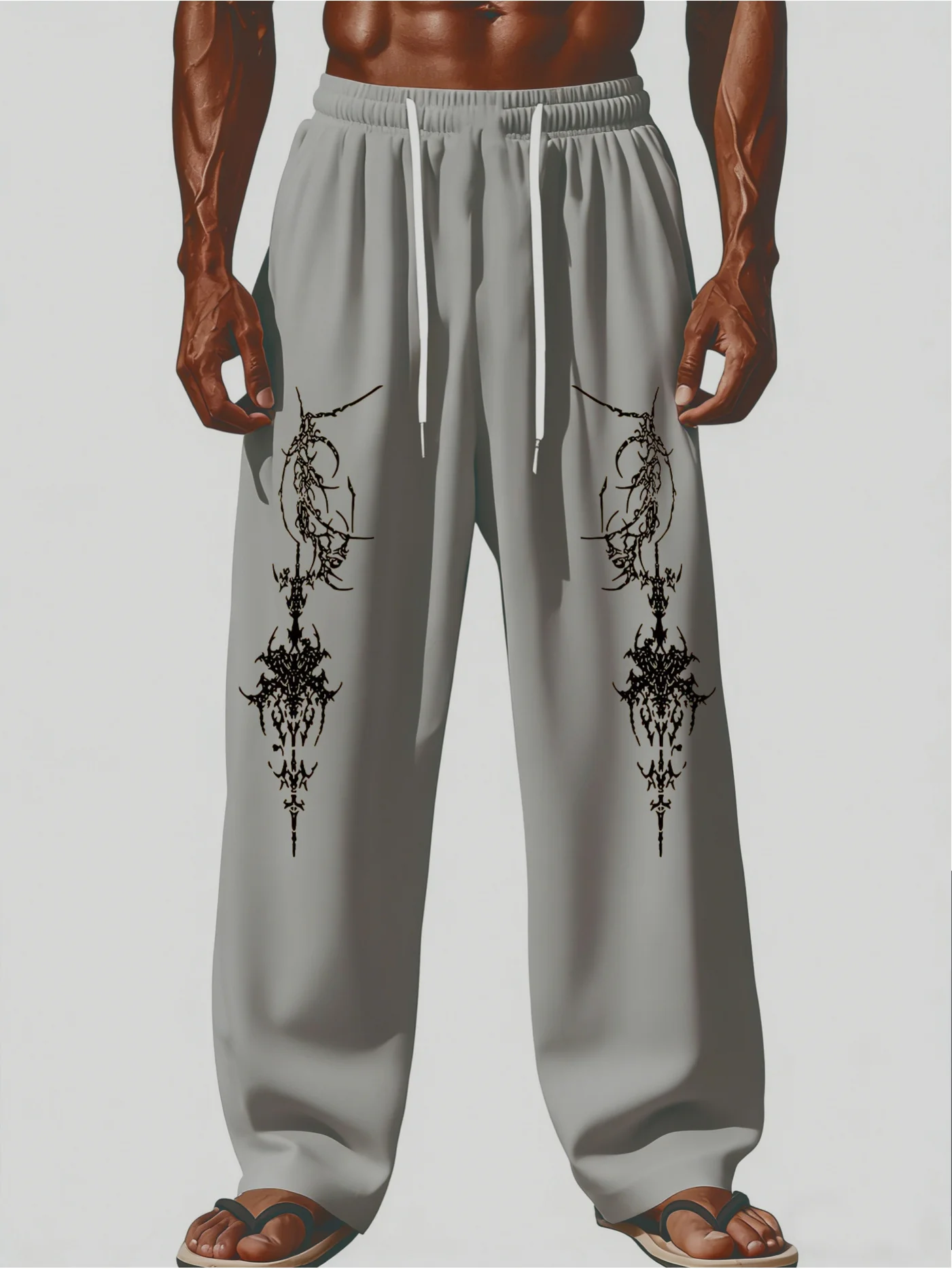 2026 Hot Selling Summer Fashion New Cool Gothic 3D Printed Outdoor Sports Casual Pants Hip-hop Street Wear Loose Pants Large