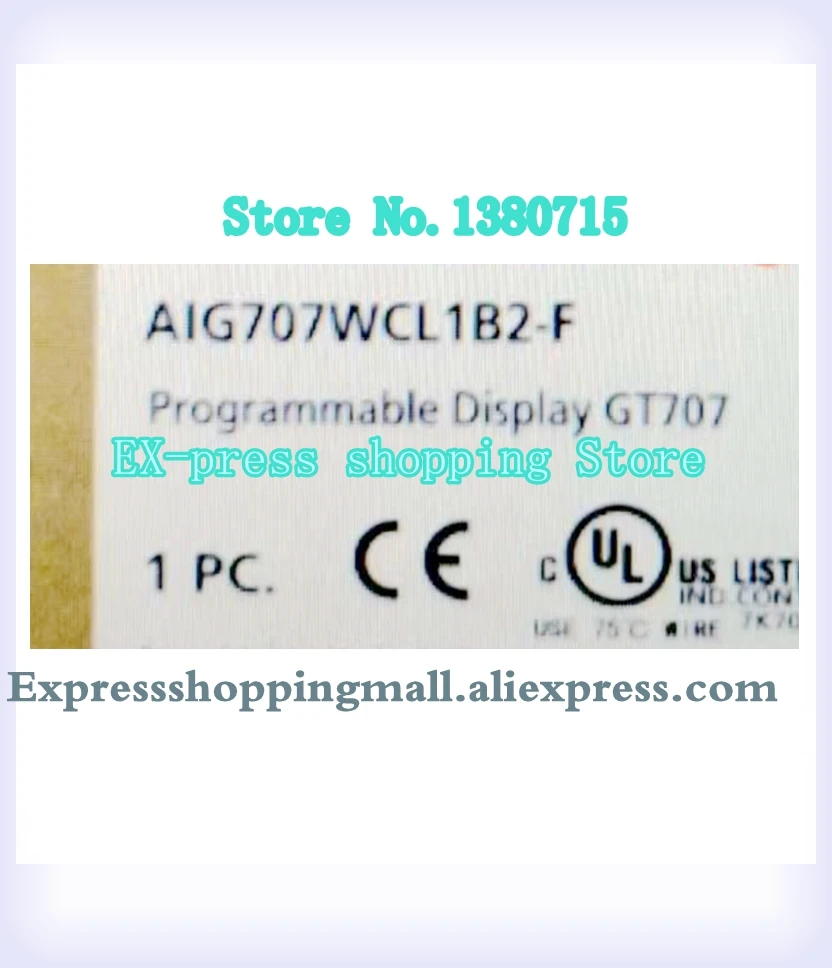AIG707WCL1B2-F 7 inch new original touch panel GT707 HMI