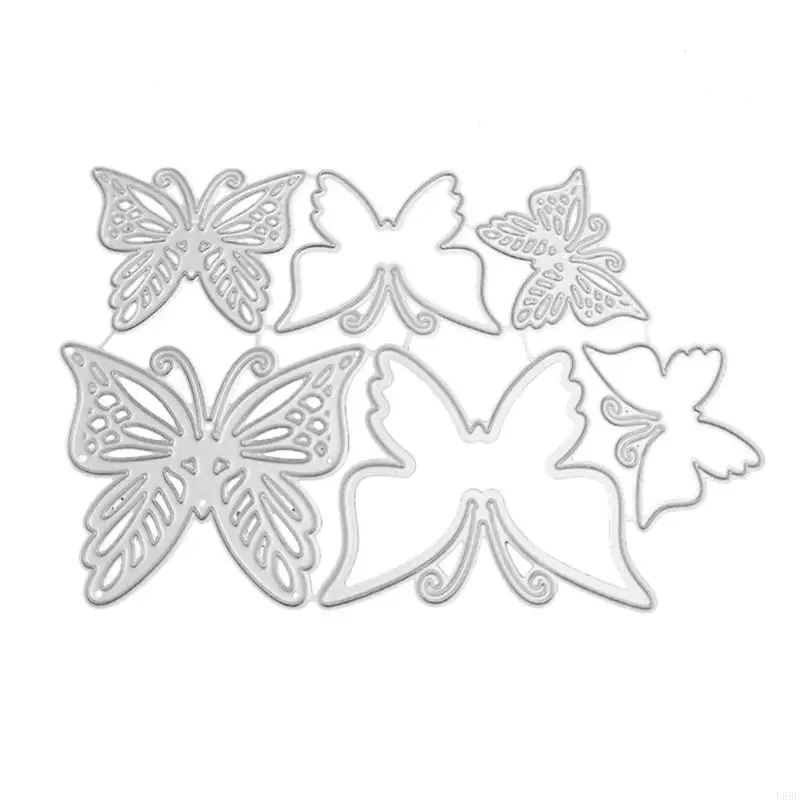 

Butterflies Cutting Dies Handmade Stencil Mold Embossing Pattern L5BE