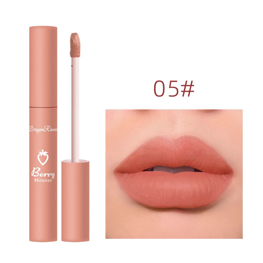 12 Colors Matte Nude Liquid Lipstick Waterproof Lasting Lipgloss Makeup Lip Color Batom Sexy Red Lip Stain Tinted Cosmetics