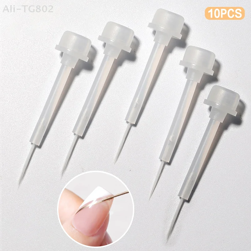 10pcs Disposable Nail Art Brushes Set Liner Painting Pen Manicure Tools for Nail Artistic Design