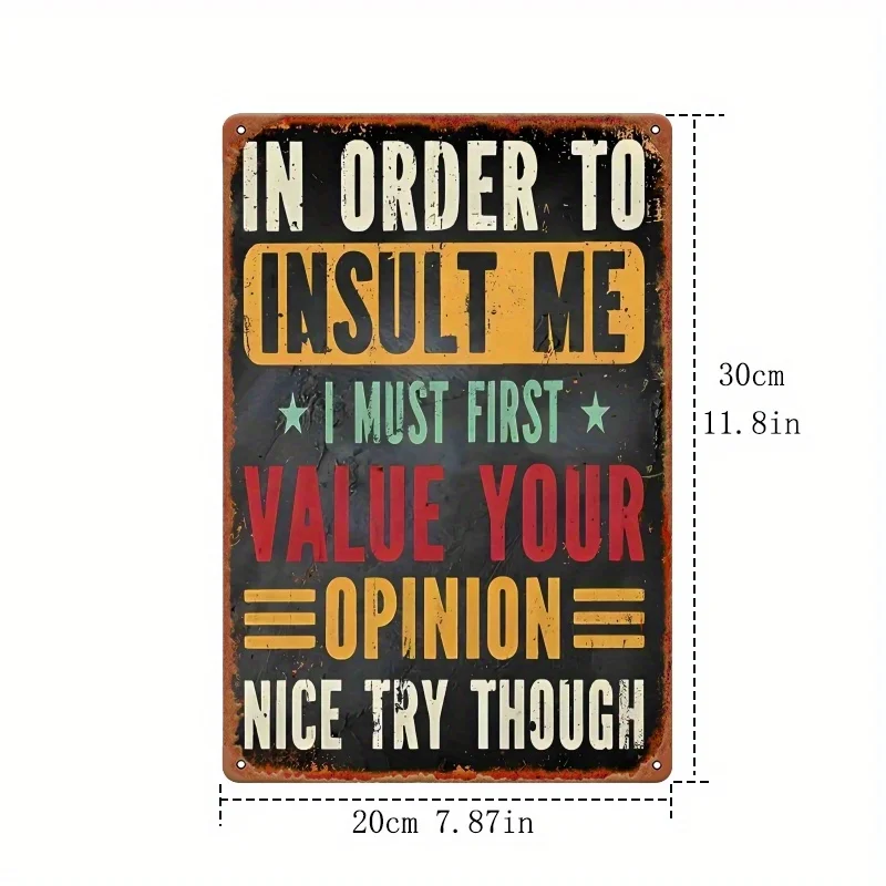 Vintage Retro Metal Sign Wall Art - 