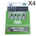 16PCS AAA and4cable