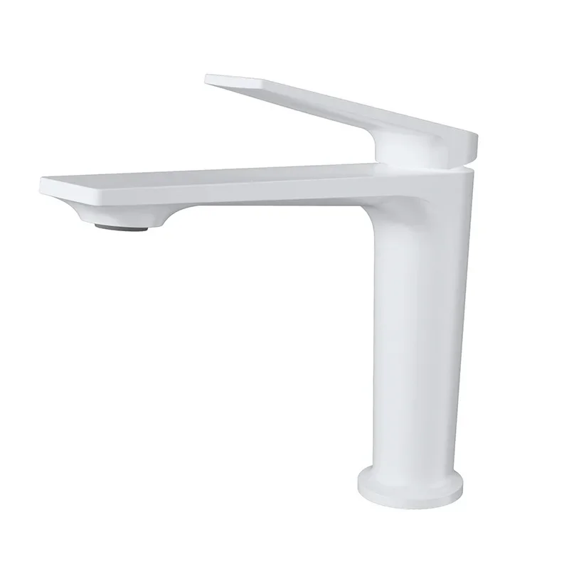 

All copper hot and cold basin faucet, bathroom single hole hotel household washbasin faucet