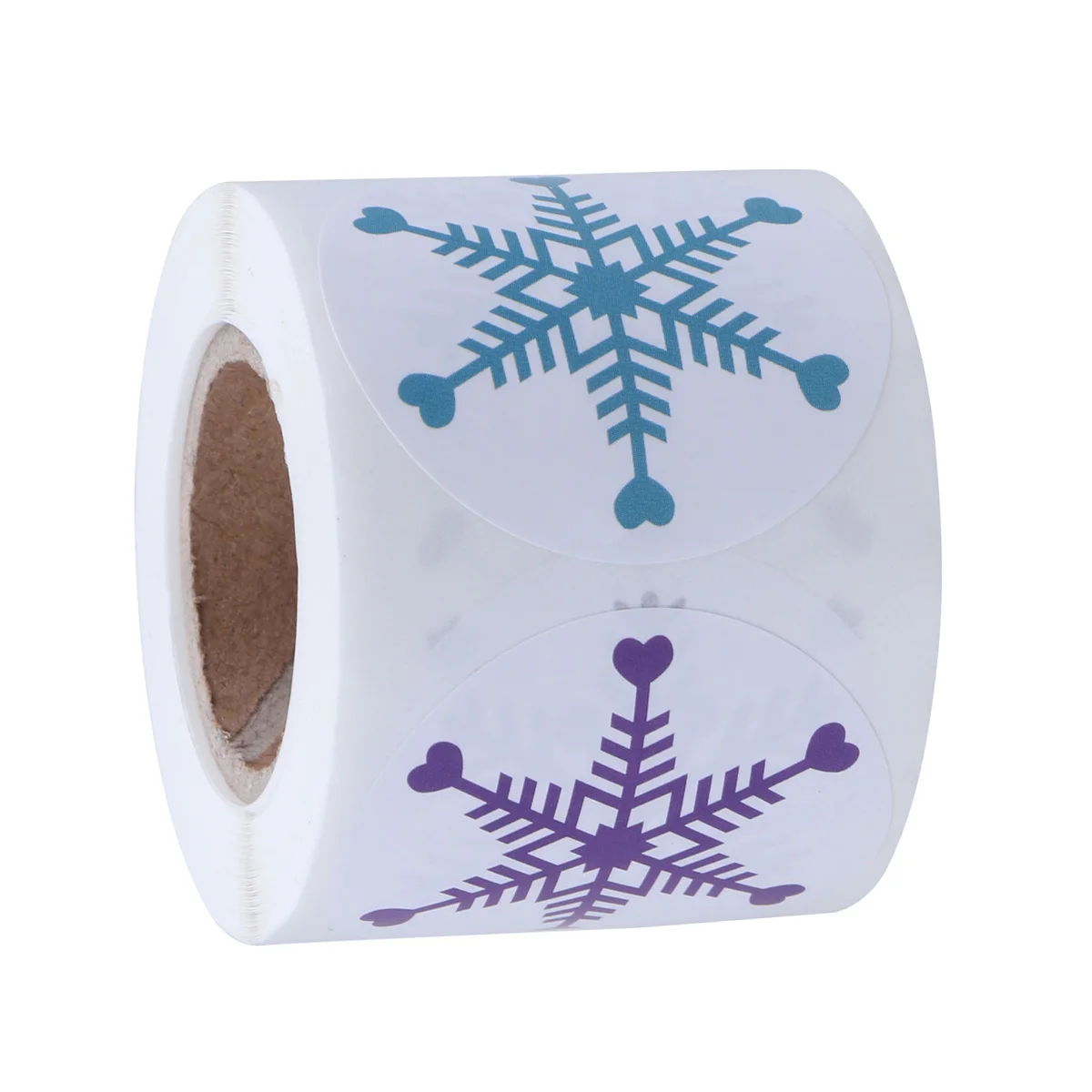 

2pcs Snowflake Self Paper Paste Decal Adhesive Christmas Sealing Paper Paste Decal Scrapbook Gift Tags C y Bag