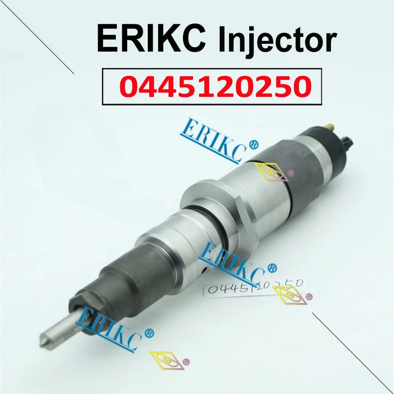 

ERIKC 0445120250 Common Rail Injector 0 445 120 250 Fuel Dispenser Inyector Nozzle 0445 120 250 0986435533 for Bosch