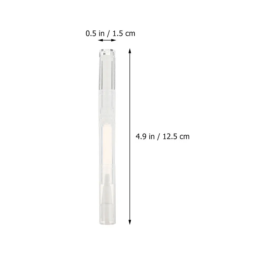 15 قطعة قلم زيت الأظافر حاوية فارغة شفافة قابلة لإعادة الملء للعناية بالأظافر نمو الرموش ملمع الشفاه السائل