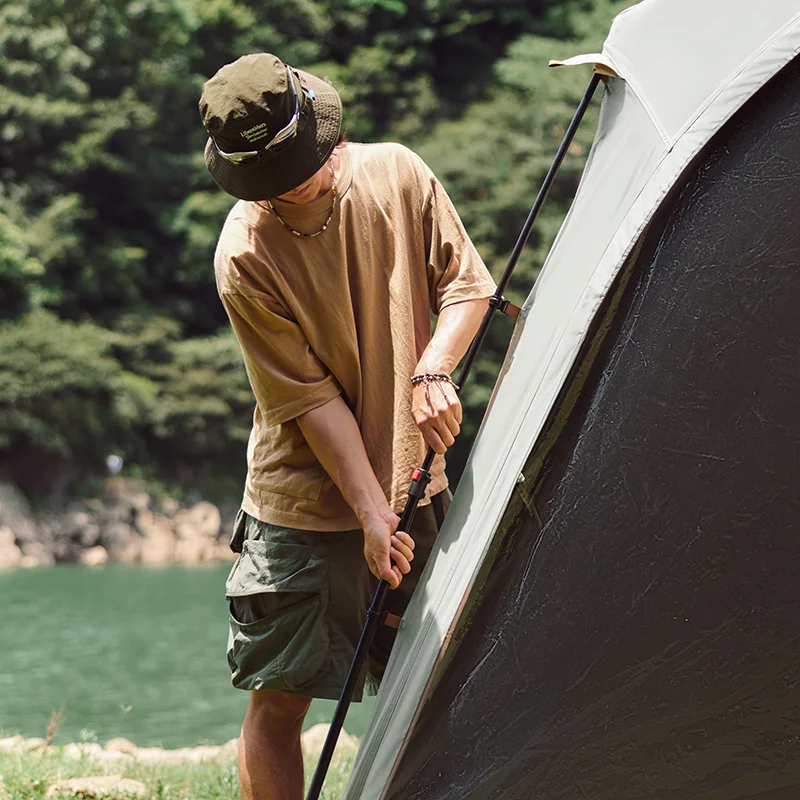 

Naturehike Zipper Edition Rainshed Tent Accessories TPU Door Curtain Titanium Vinyl Splicing 150D Oxford Fabric Polyester Fiber