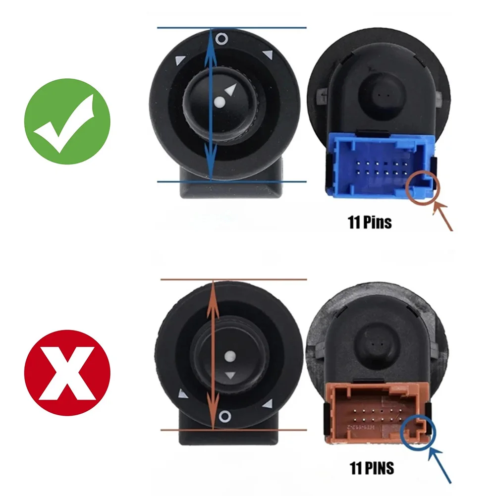 

Кнопка-регулятор управления зеркалом заднего вида для Partner, Berlingo, C3, F8, 6545KS, замена переключателя электропривода зеркала