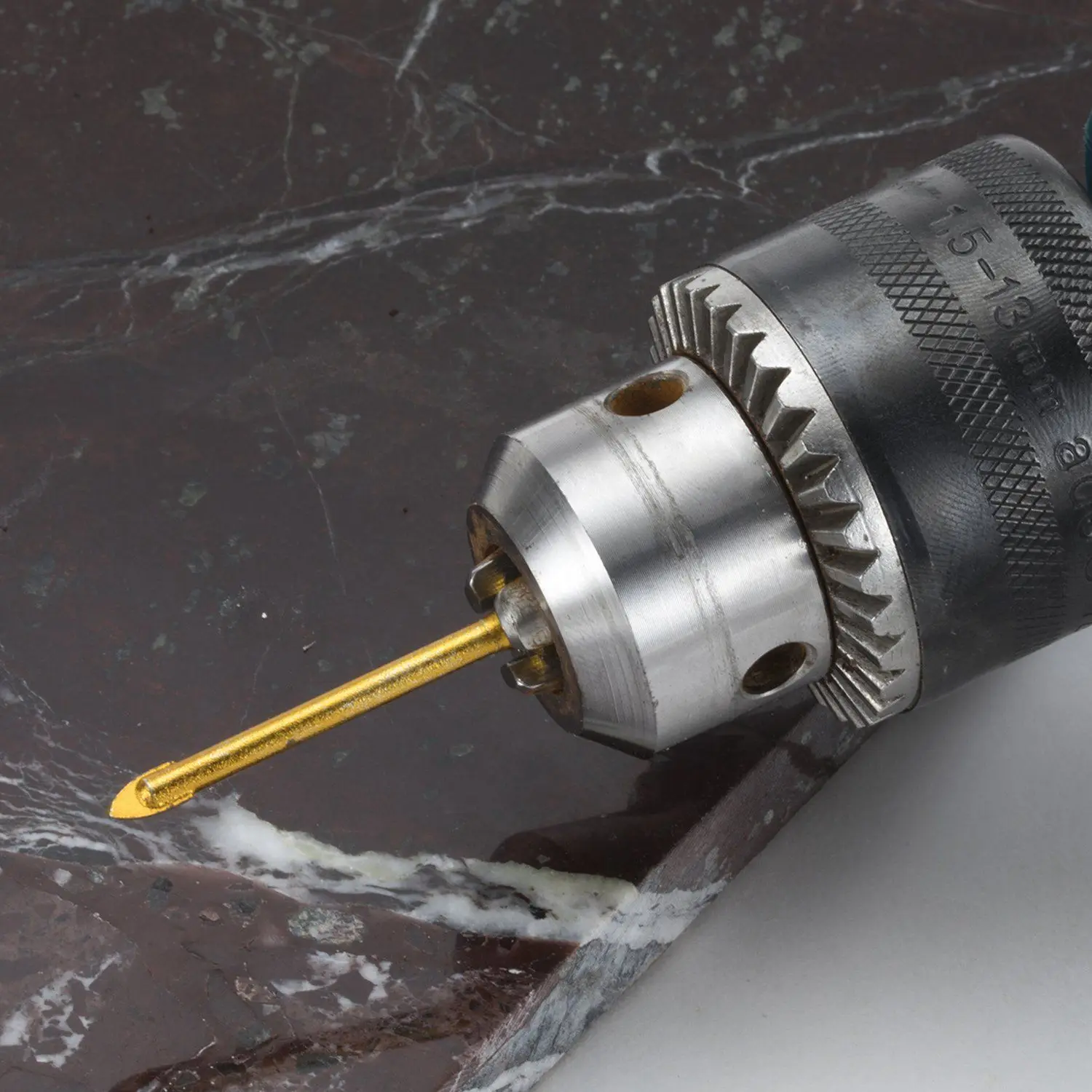 Set di punte per trapano in vetro da 6 pezzi Set di foratura in ceramica per piastrelle 3/4/5/6/8/10mm con gambo esagonale da 1/4 di pollice per specchio in marmo porcellanato