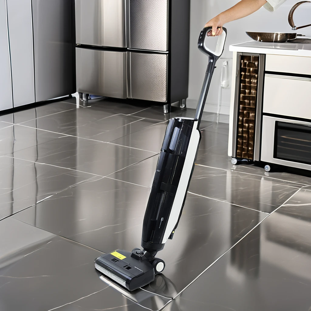 

Low Noise Home Voice Prompt LED Screen Cordless Large Capacity Battery Vacuum Cleaner Self-Cleaning Floor Washer With Mop