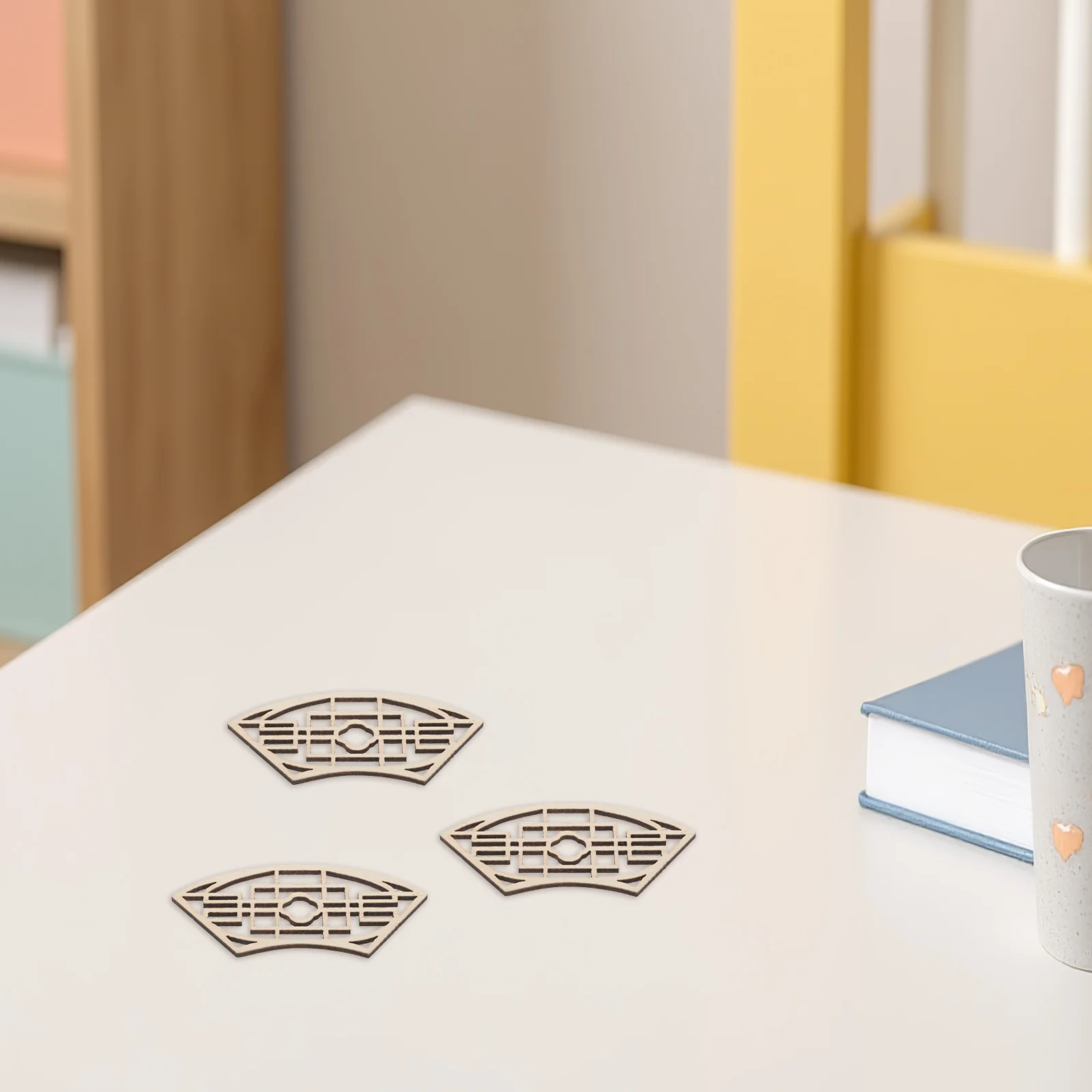 ฉากกั้นห้องไม้สไตล์จีนโบราณ ขนาดเล็ก 20 ชิ้น สำหรับตกแต่งบ้านตุ๊กตา ฉากจำลอง DIY