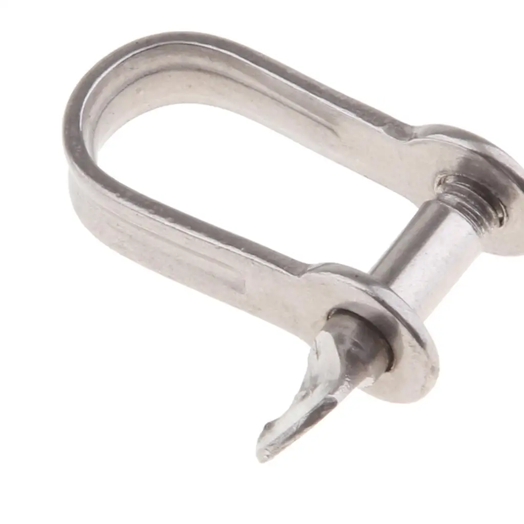 Marine Stainless Steel D Shackle Oxidation Resistant Chain Shackle Pool Outdoor Climbing Supplies for Boating Accessories