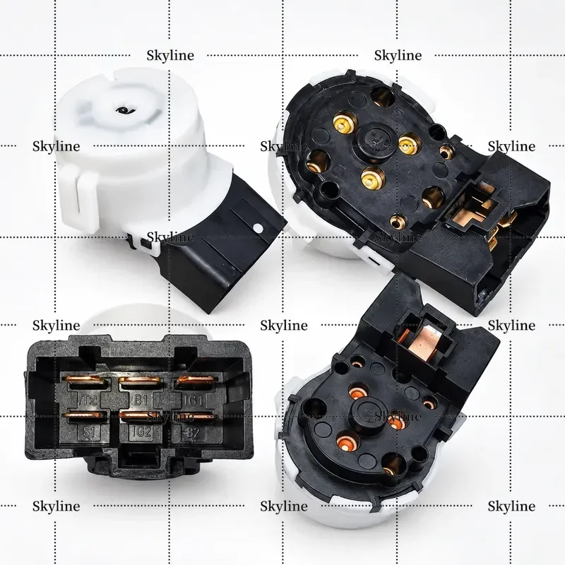 Ignition Head Switch Start White Head Lock Socket Plug For Ac S3 S2 S5 M3 M5 IEV5 Car Lock 3704100U8510-01