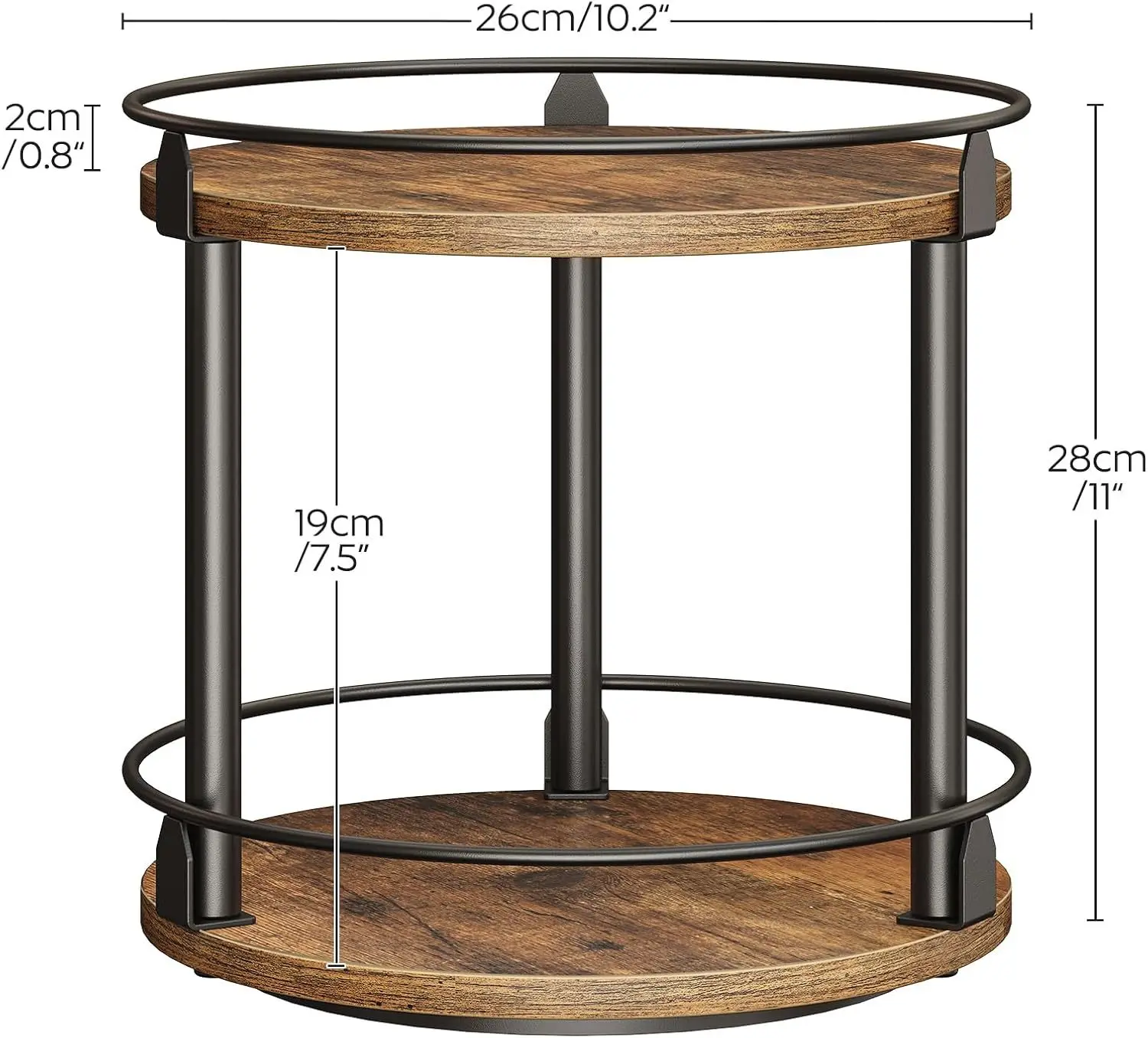 

360 ° Вращающаяся подставка для специй, органайзер для банок и контейнеров, нескользящий поднос для хранения, кухонная подставка для приправ, кухонная полка