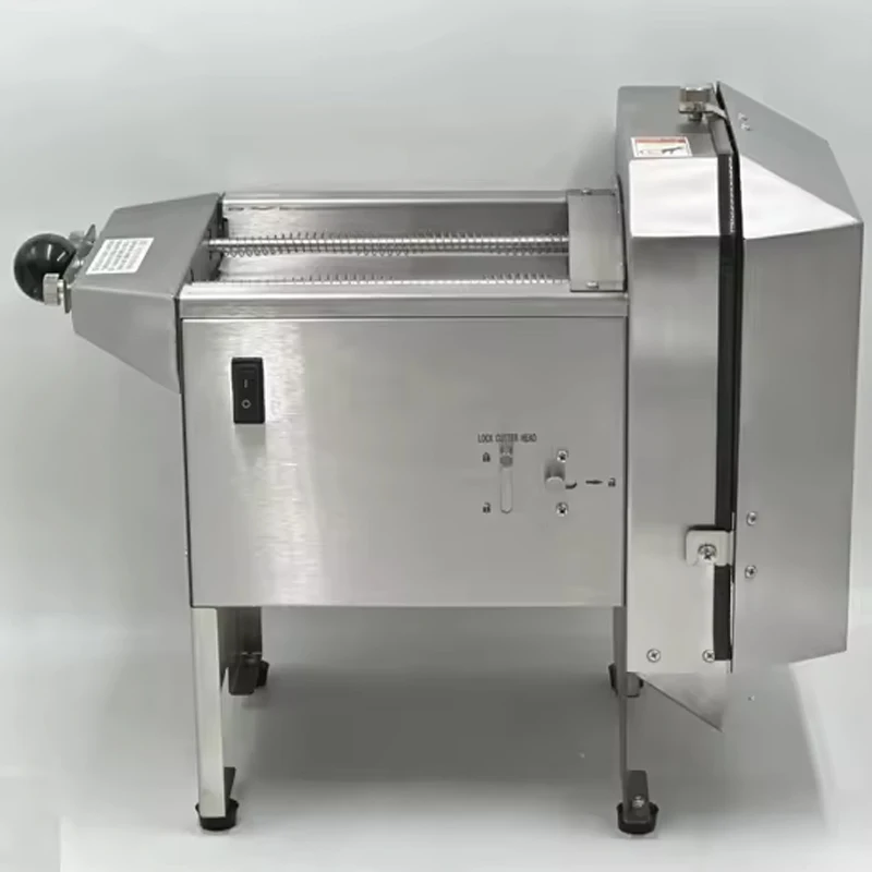 Banana Slicer Electric Fully Automatic Vegetable Cutter Stainless Steel Blade Green Melon Cutting Machine