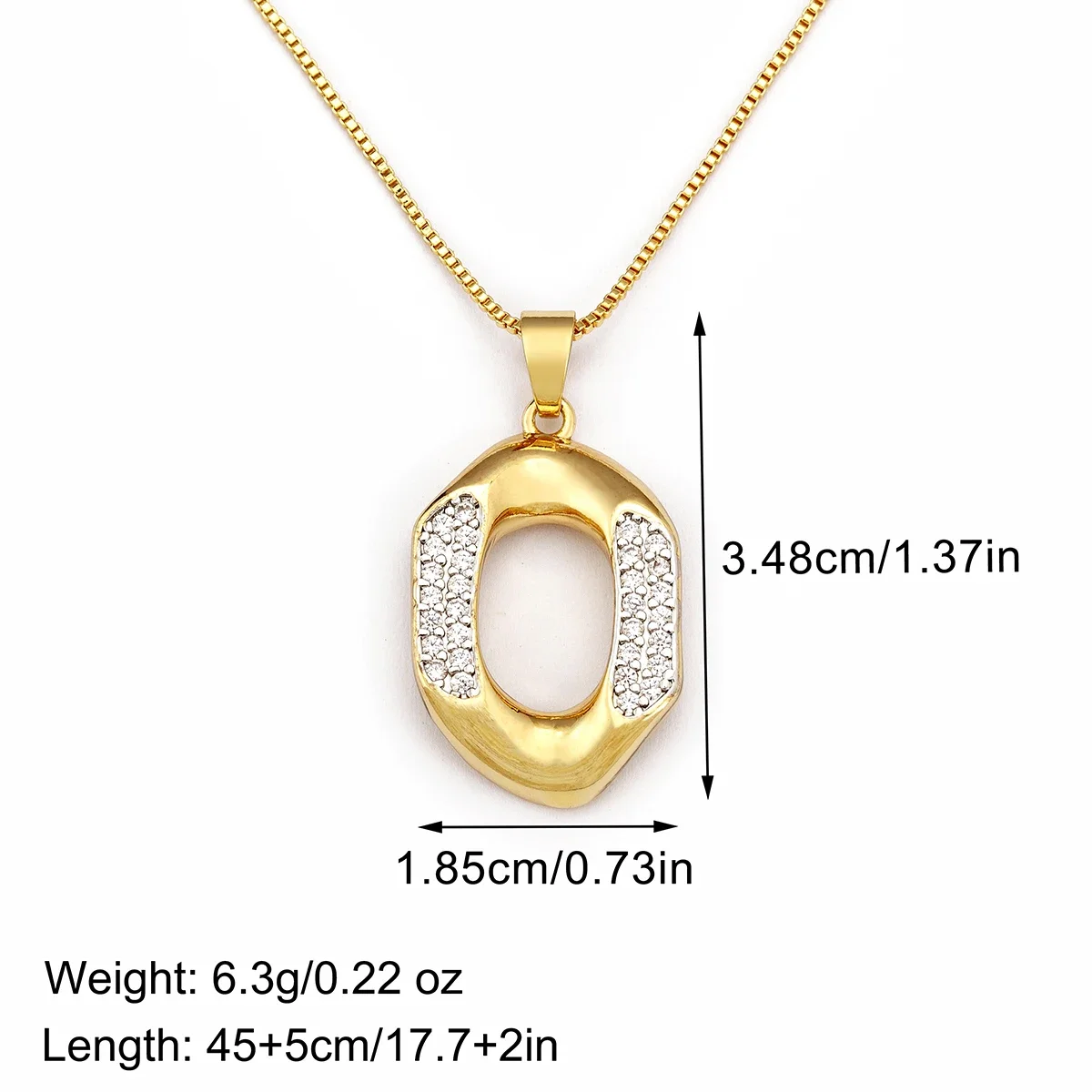 Nidin New Creative Design 4 Styles Choice Electroplating Pendant Necklace For Women Men Hip-Hop Style Choker Copper Neck Jewelry
