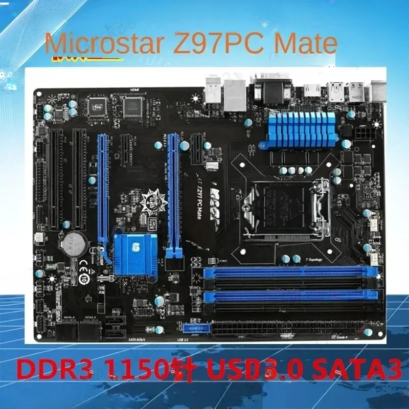 Desktop computer integrated main board MSI H81M/Z87/Z97PC/B85M-P33 V3/G43/PC Mata/E45