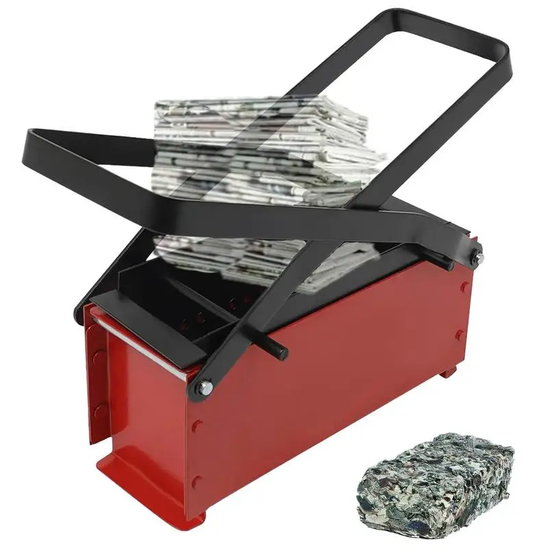 Newspaper Briquette Maker Porous Design Household Paper Shredder Waste Paper Brick Maker Brick Press Machine For Efficient