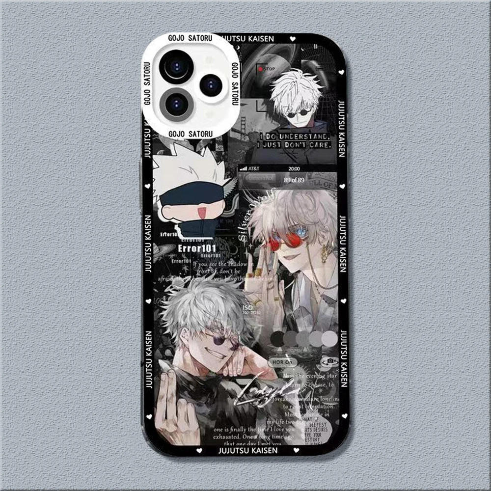 Cartoon Anime Jujutsu Kaisen custodia per telefono per Samsung A35 A55 A52 A32 A15 S24 S21 FE S23 Ultra S22 Plus A13 A33 A14 A54 A34 Cover