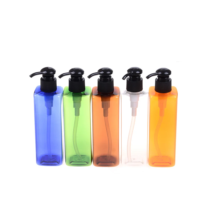 1PC Hand Pump Plastic 250ML Bathroom Liquid Soap Dispenser Shampoo Bottle Good for any Cleansing Liquids