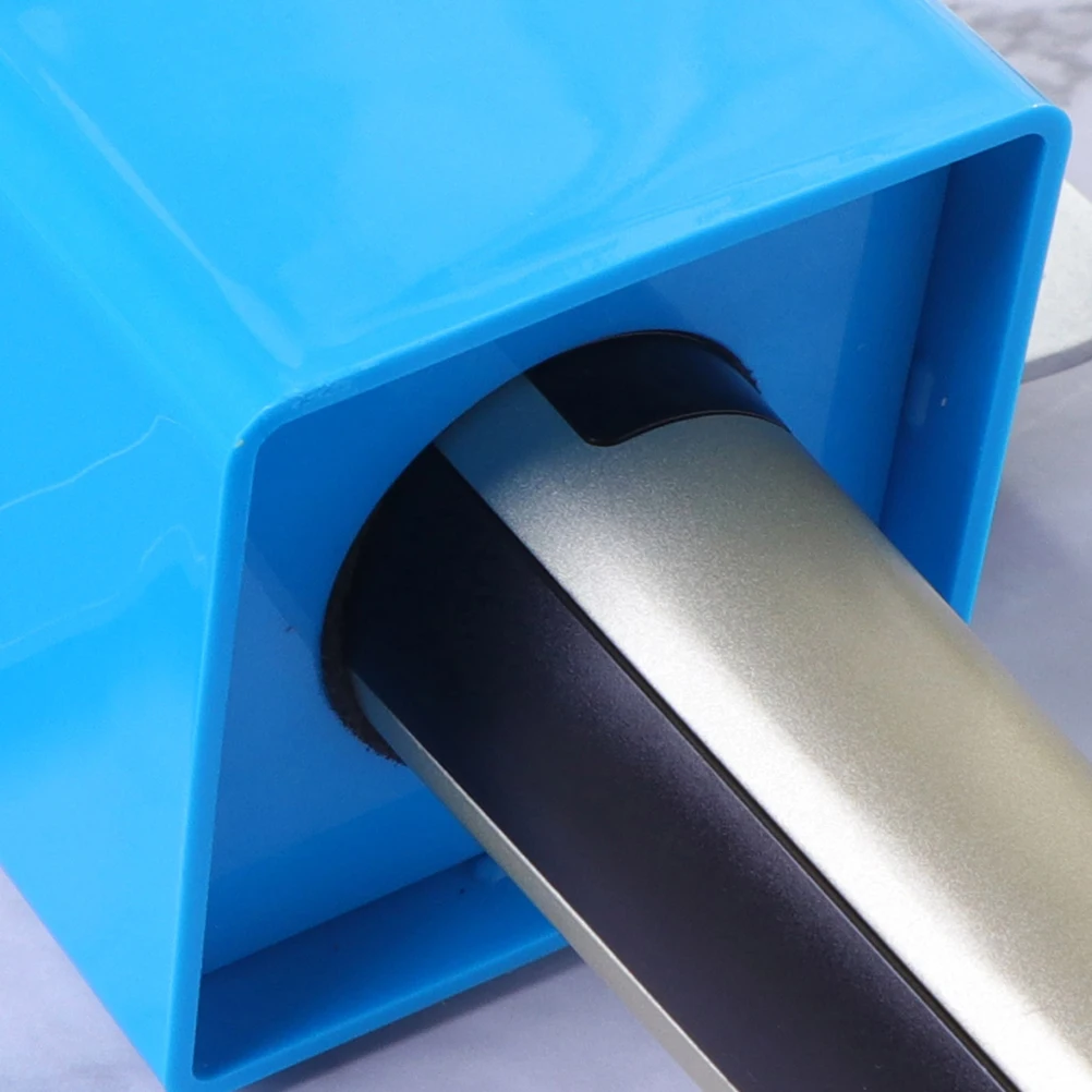 

2Pcs Portable ABS Injection Molding Triangular Shaped Interview Mic Microphone Station Logo for Professional Use Multicolor