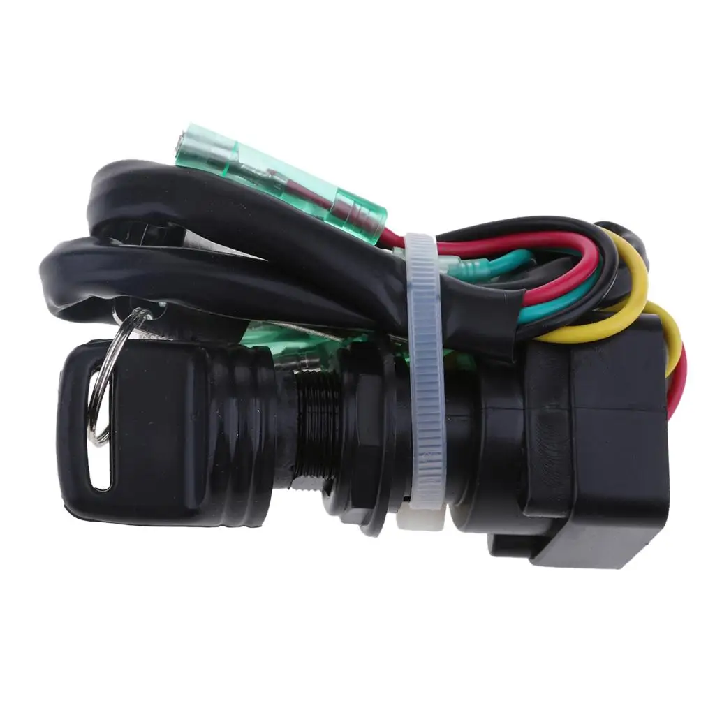 Outboard Motor Ignition Key Switch Plastic Durable Starter Control for Yamaha 40HP 60HP Boat Motors