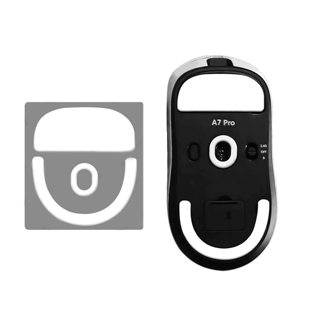 Fits for For A7 A7Pro Sports Mouse Feet Stickers Cambered PTFE Anti-Collapse for Enhanced Gaming Performance A