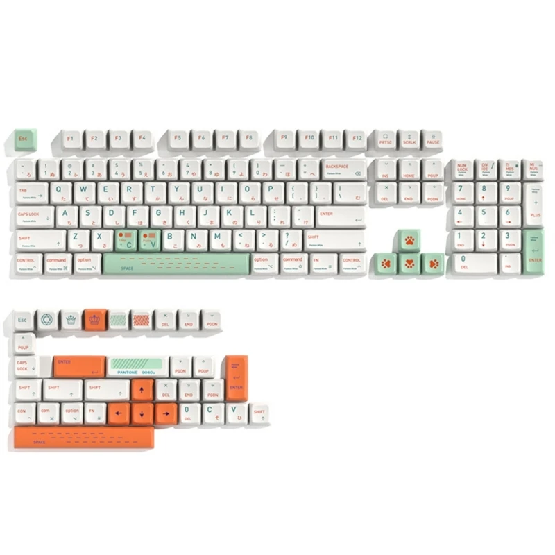 

139 Keys PBT Keycaps MDA Profile DYE-SUB Keycap For 61/87/96/98/104/108 Mechanical Keyboard Qingyan Theme Keycap Dropship