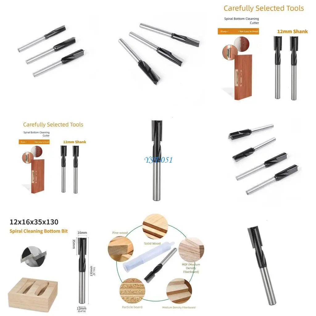 

E15A Длинная концевая фреза из углеродистого сплава, расширенная фреза для установки замков и точных прорезей в древесине