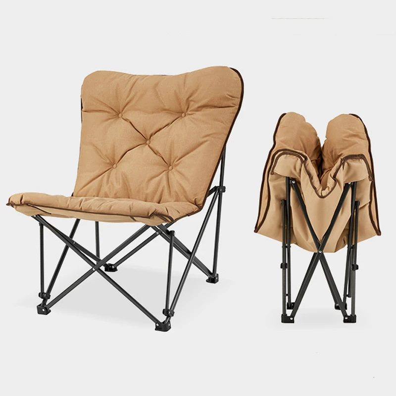 

Outdoor Folding High Back Moon Chair Fishing Chair Camping Lounge Chair