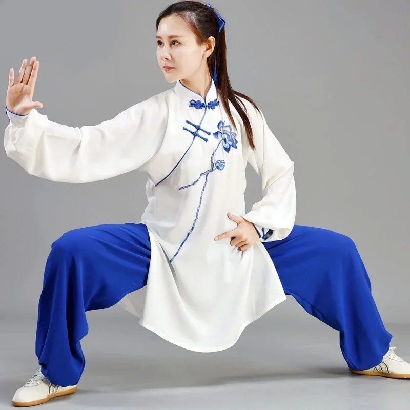 Tai Chi Uniform Traditional Chinese Clothes Taichi Wushu Clothing Martial Arts Suit Kung Fu Morning Exercise Sportswear 1104 MN1