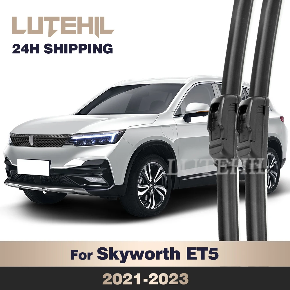 

For Skyworth ET5 2021-2023 2022 Wiper Front Wiper Blades Windshield Windscreen Window Brush 24"+16"