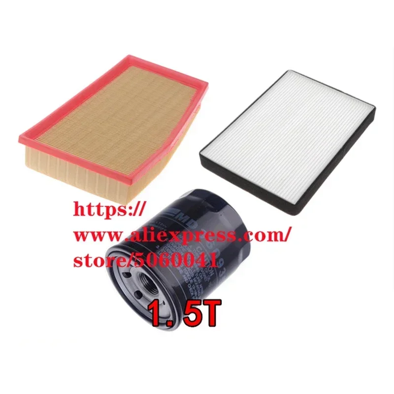 

3 шт./комплект фильтров для Dongfeng Joyear SX5 X6 X5 X6 SX6 1.5T 2017-2020 гг., воздушный, масляный и кабинный фильтр