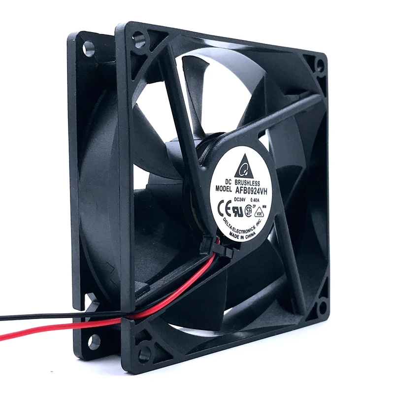 

AFB0924VH For DELTA 9225 DC 24V 0.40A 92*92*25mm Converter Axial Server Cooling Fan 2Line