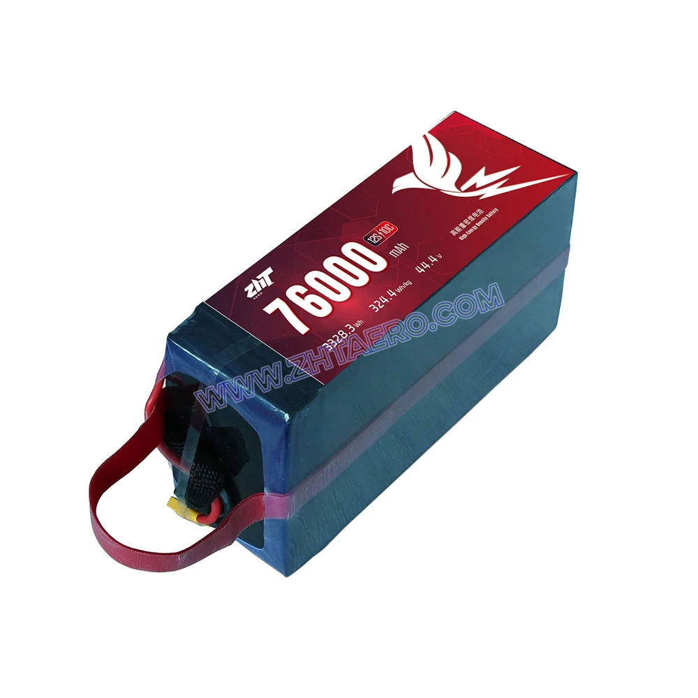 High Energy Density Solid-State Battery 12S 76000mAh Normal Voltage 44.4V Maximum Discharge Rate 10C