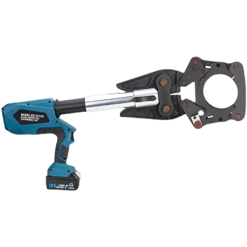 18V Rechargeable electric clamp pliers EZ60-100 large diameter stainless steel copper pipe hydraulic gas pipe crimping tool