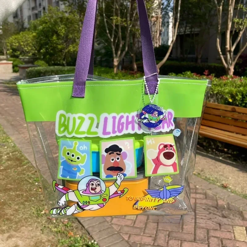 New Disney Alien anime periferiche cartoon cute PVC stampato shopping bag personalità creativa borsa a tracolla kawaii borsa per studenti