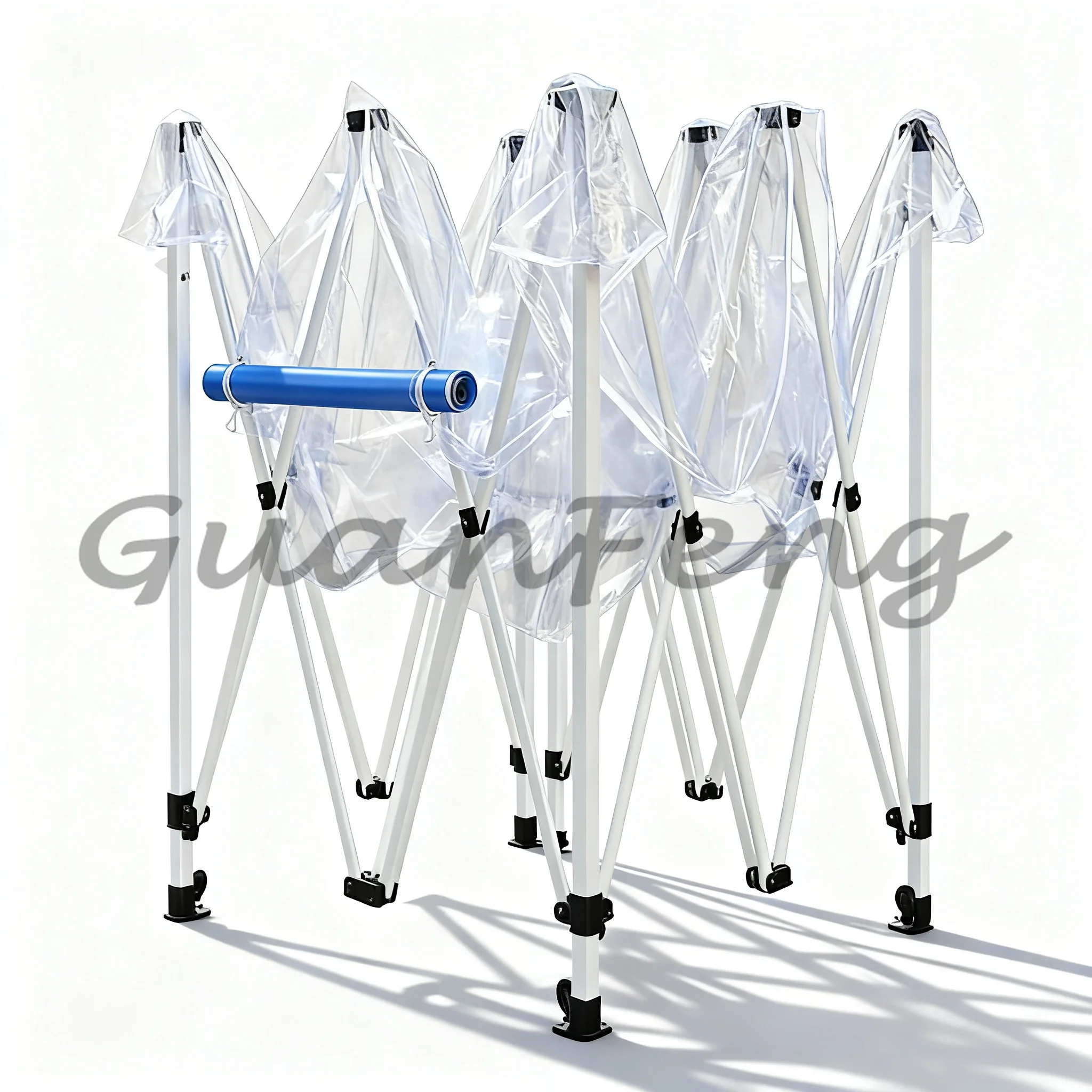 Transparent Cool Canopy 3x3 Outdoor Folding Tent Portable Rainproof Sun Shelter Balcony Insulated Flower Room For Home Garden